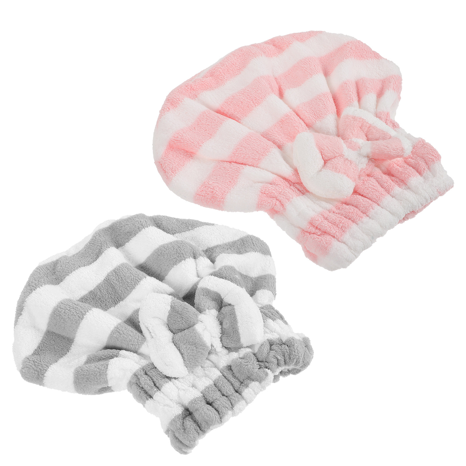Head Wrap Turban - 2Pcs Hair Drying Turban Cap Absorbent