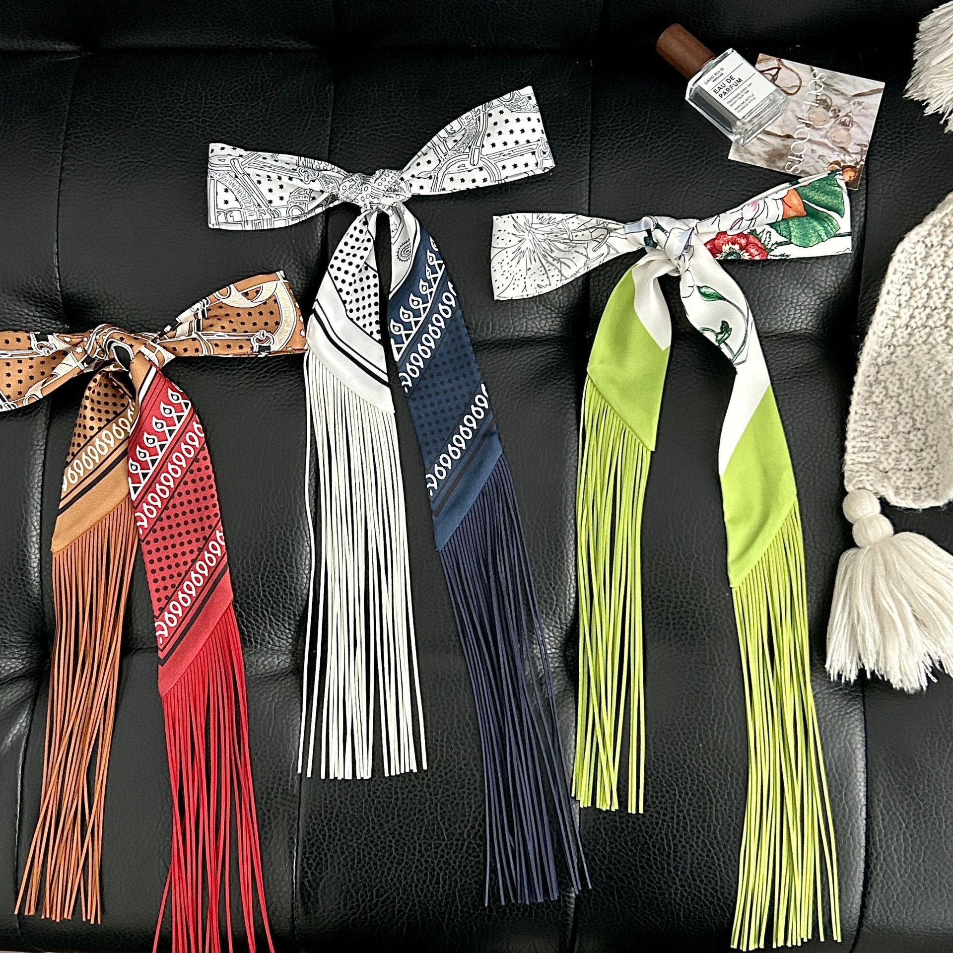 Luxury Tassel Skinny Scarf for - đánh giá và giá Face Scarf Mask