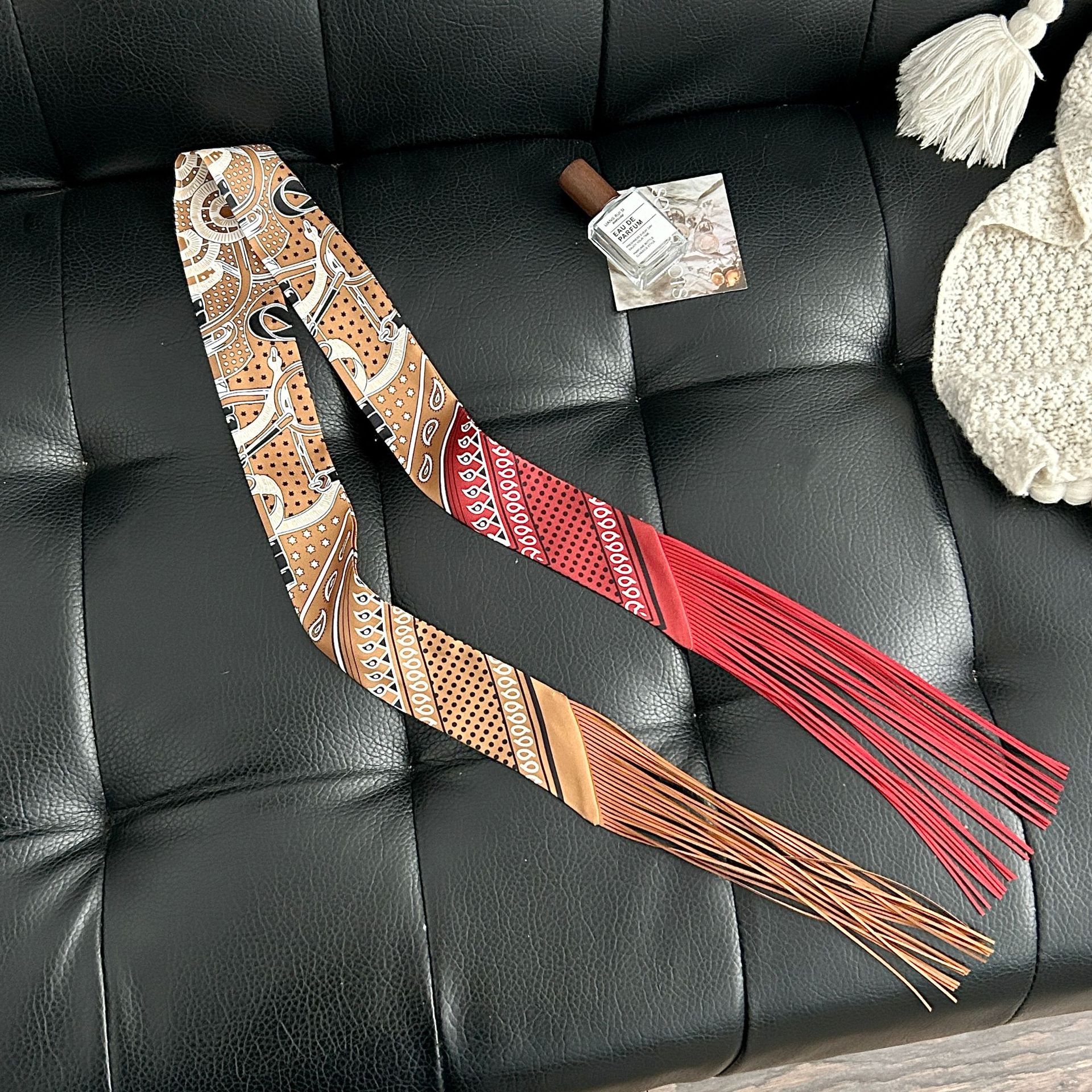 Luxury Tassel Skinny Scarf for - đánh giá và giá Face Scarf Mask