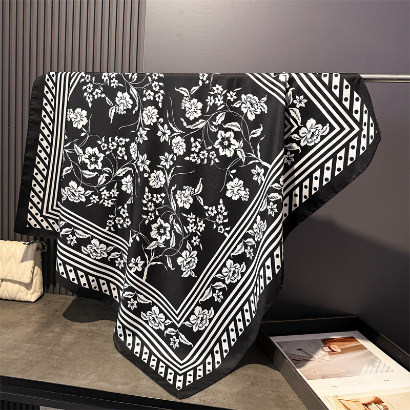 1pcs 90*90cm Floral Printed La - đánh giá và giá Bandana Cotton
