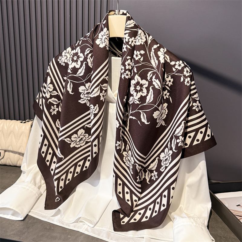 1pcs 90*90cm Floral Printed La - đánh giá và giá Bandana Cotton