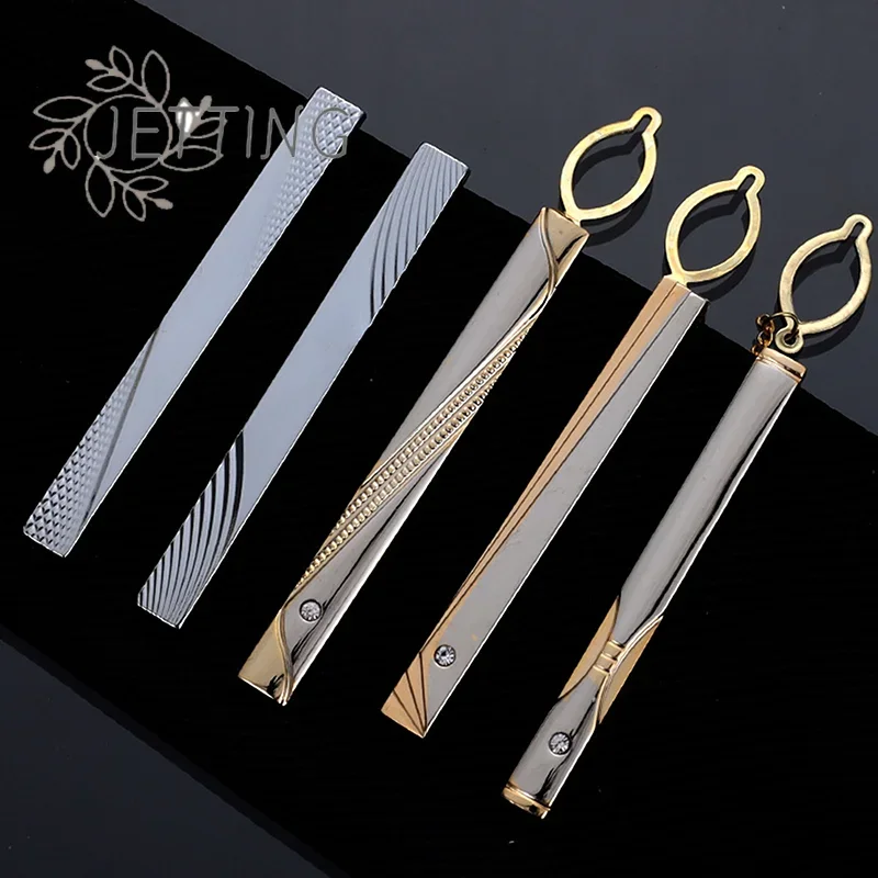 Hot Metal Simple Necktie Buckl - đánh giá và giá Tie Clip Silver
