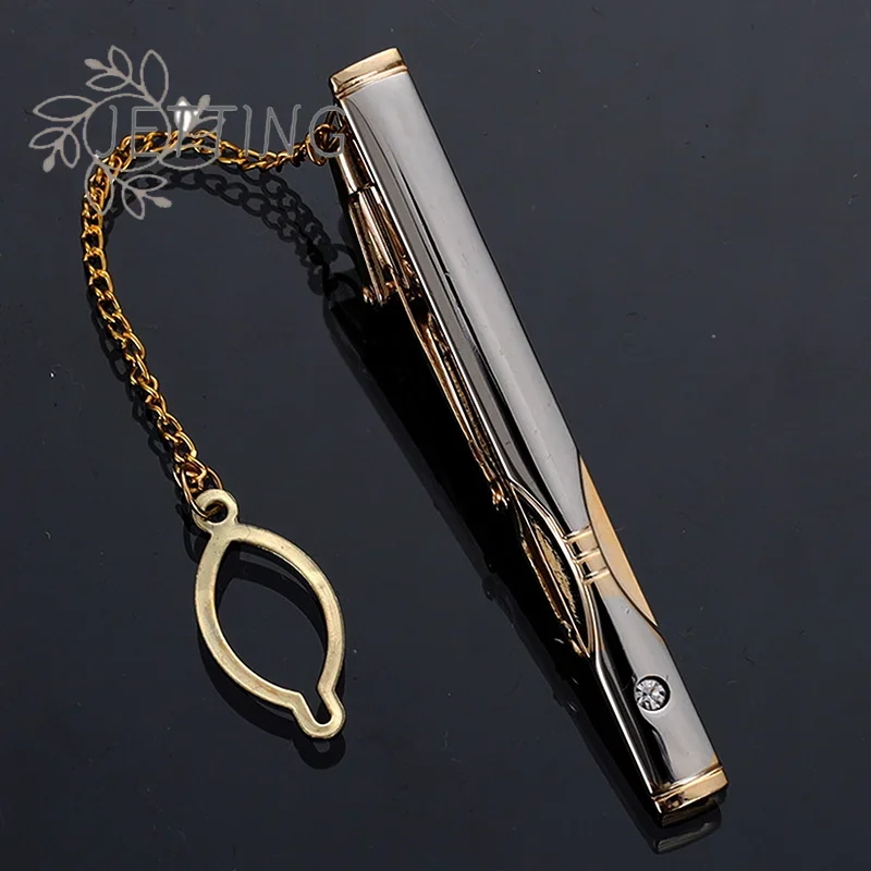Hot Metal Simple Necktie Buckl - đánh giá và giá Tie Clip Silver