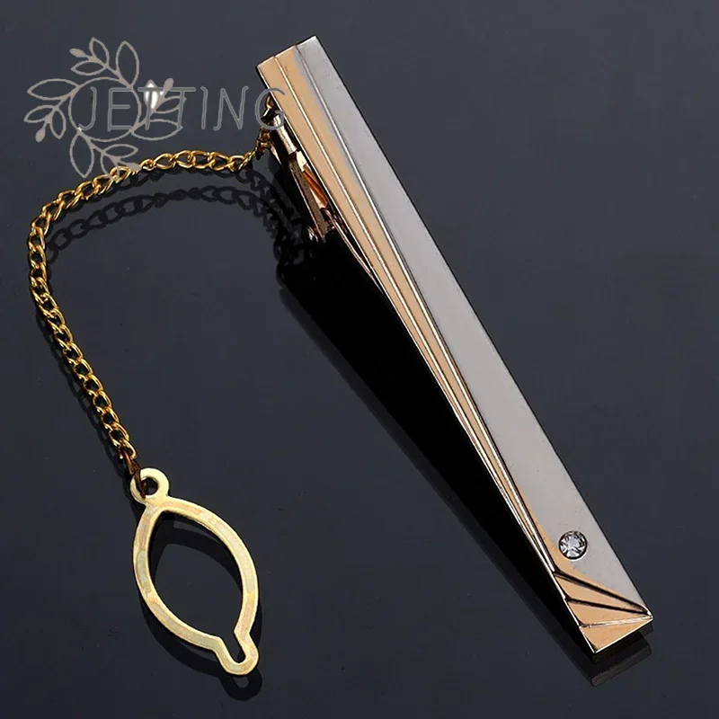 Hot Metal Simple Necktie Buckl - đánh giá và giá Tie Clip Silver