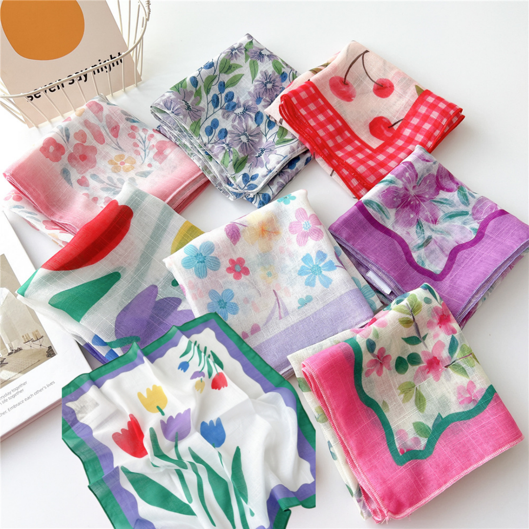 Spring Autumn Scarf Chic Fashi - đánh giá và giá Bandana Cotton