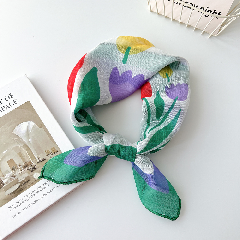 Spring Autumn Scarf Chic Fashi - đánh giá và giá Bandana Cotton