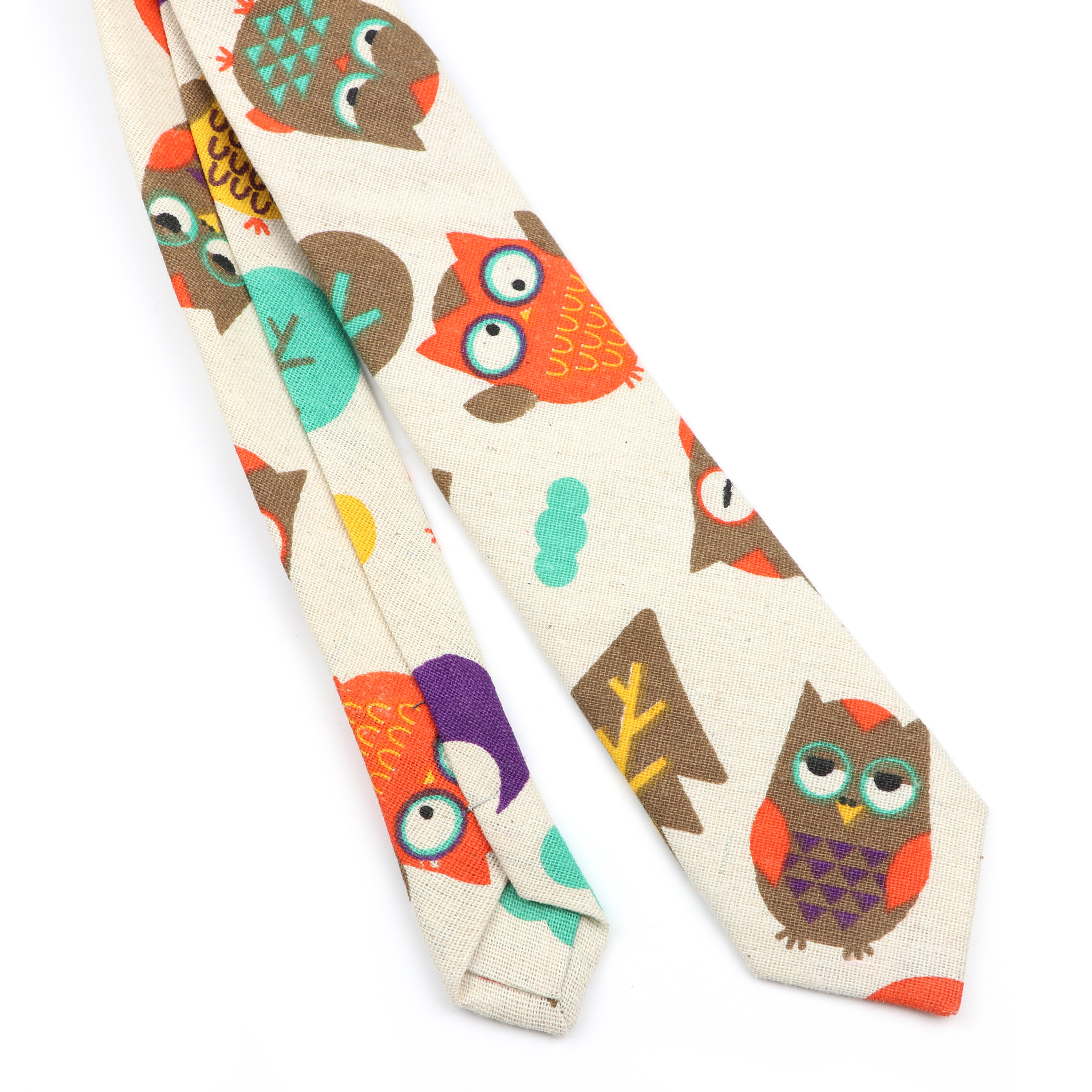 Novelty Cartoon Linen Tie For  - đánh giá và giá Skinny Tie Men