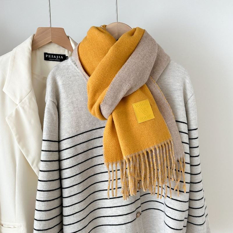 New Luxury Design Wool Scarf W - đánh giá và giá Muffler Men Wool