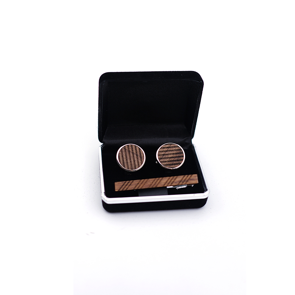 High Quality Wood Cuff links n - đánh giá và giá Tie Bar Set Gift