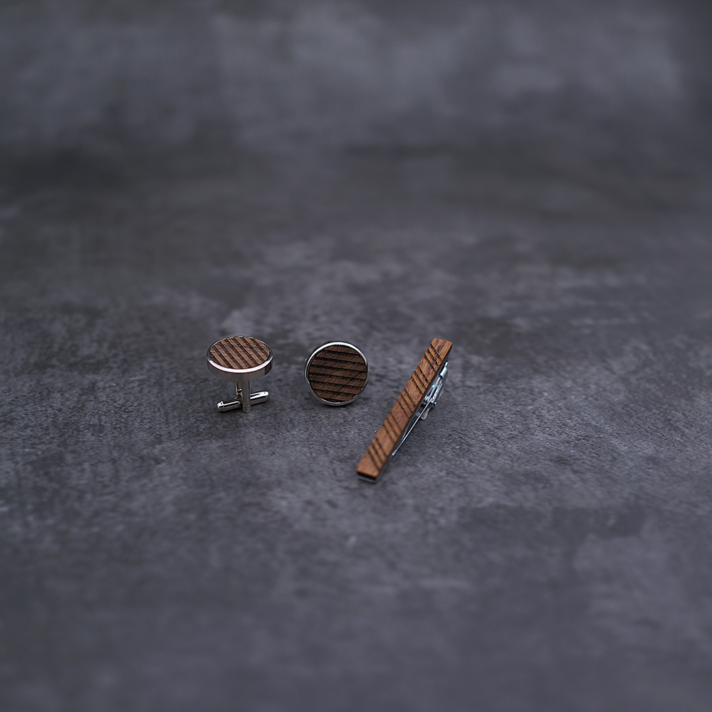 High Quality Wood Cuff links n - đánh giá và giá Tie Bar Set Gift