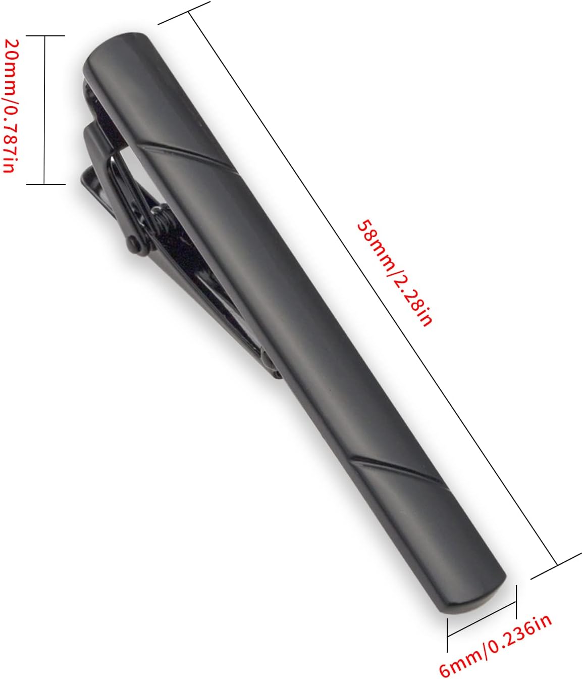 4Pcs Tie Clips for Men with Gi - đánh giá và giá Tie Clip Silver