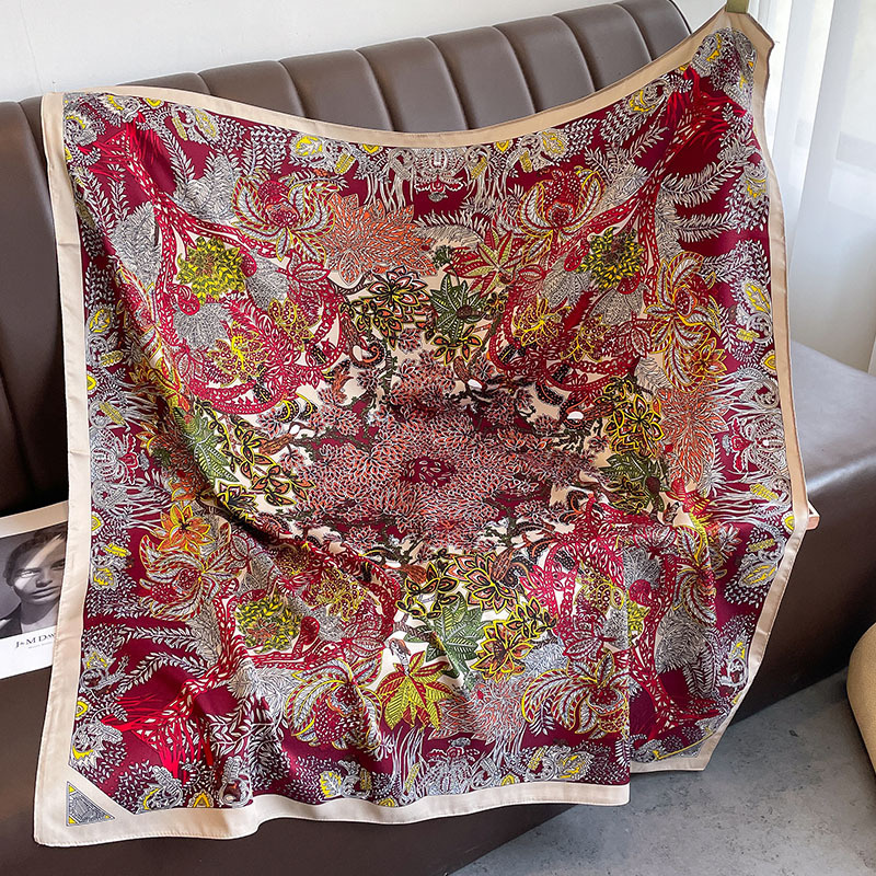 90*90cm Square Scarf Twill Cot - đánh giá và giá Bandana Cotton