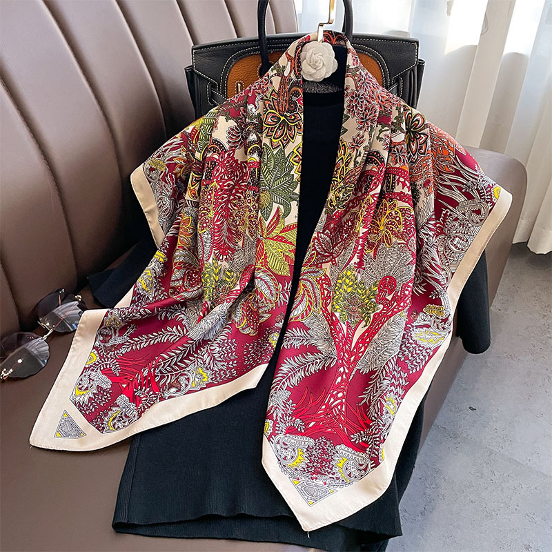 90*90cm Square Scarf Twill Cot - đánh giá và giá Bandana Cotton