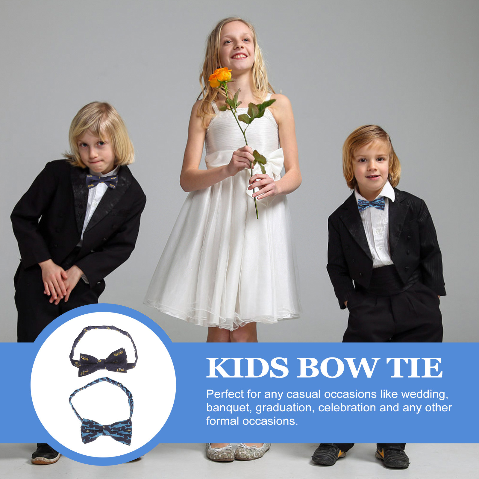 2Pcs Kids Bow Tie Cartoon Pre- - đánh giá và giá Bow Tie Pre Tied