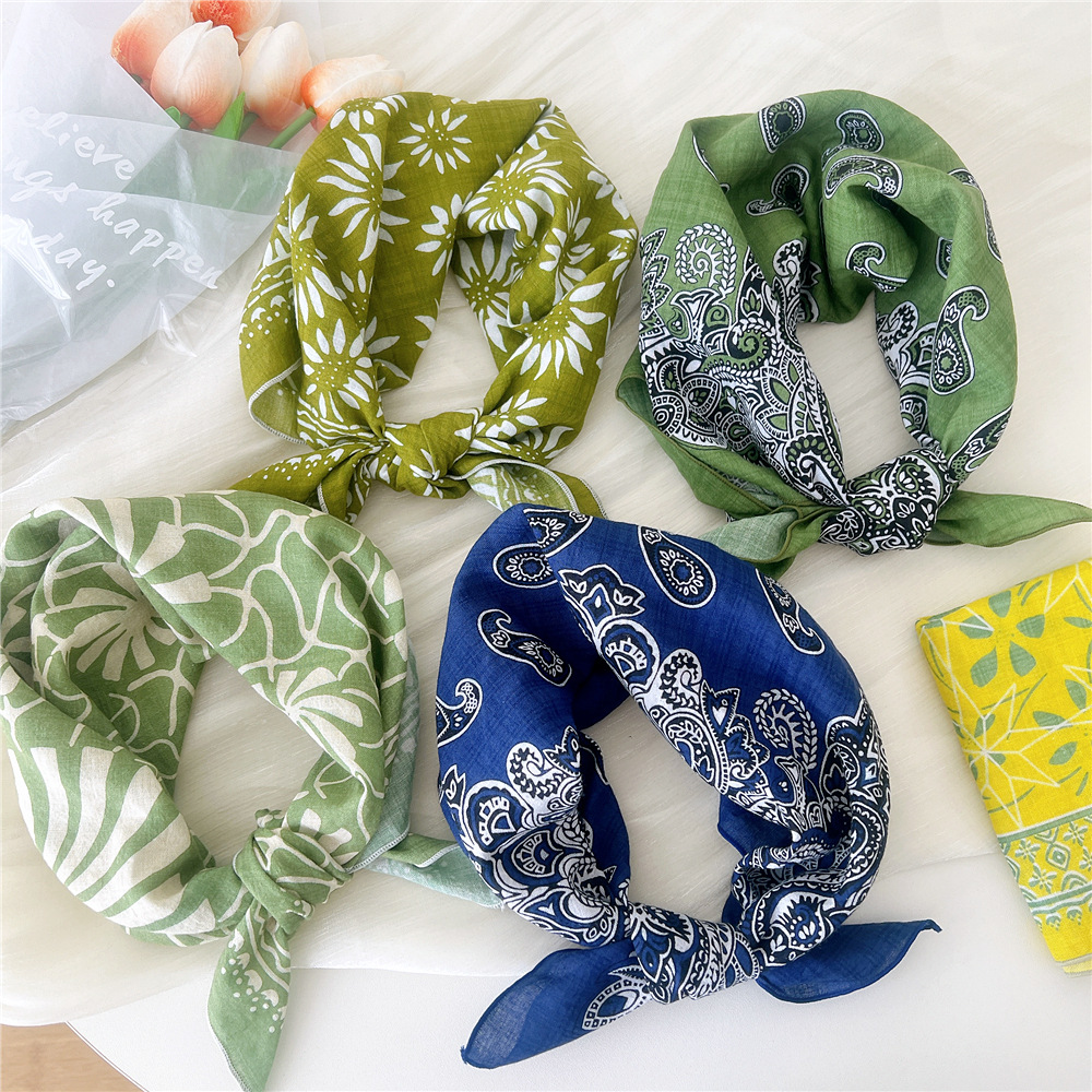 Luxury Floral Print Cotton Lin - đánh giá và giá Bandana Cotton