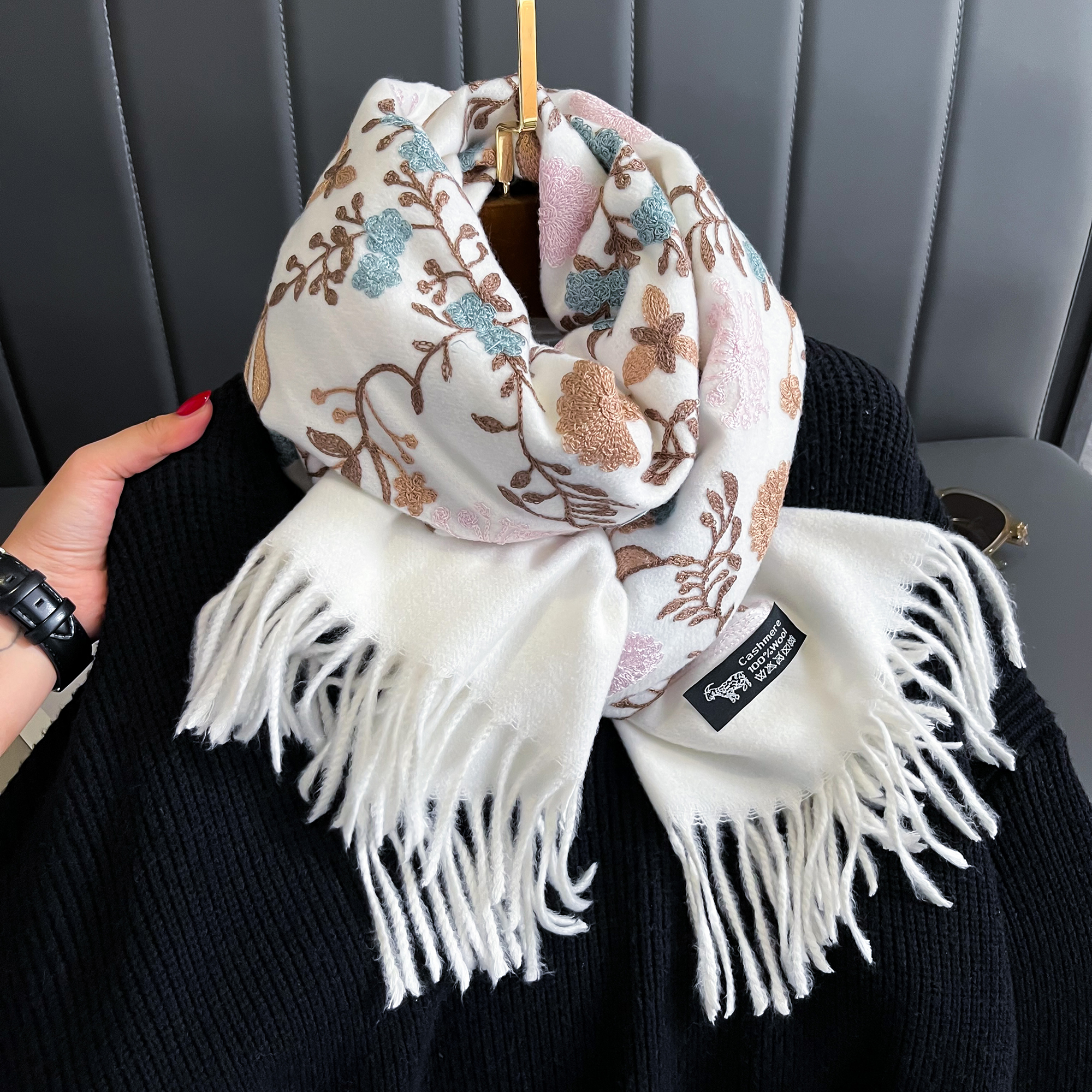 New Winter Warm Cashmere Scarf - đánh giá và giá Woven Scarf Blanket