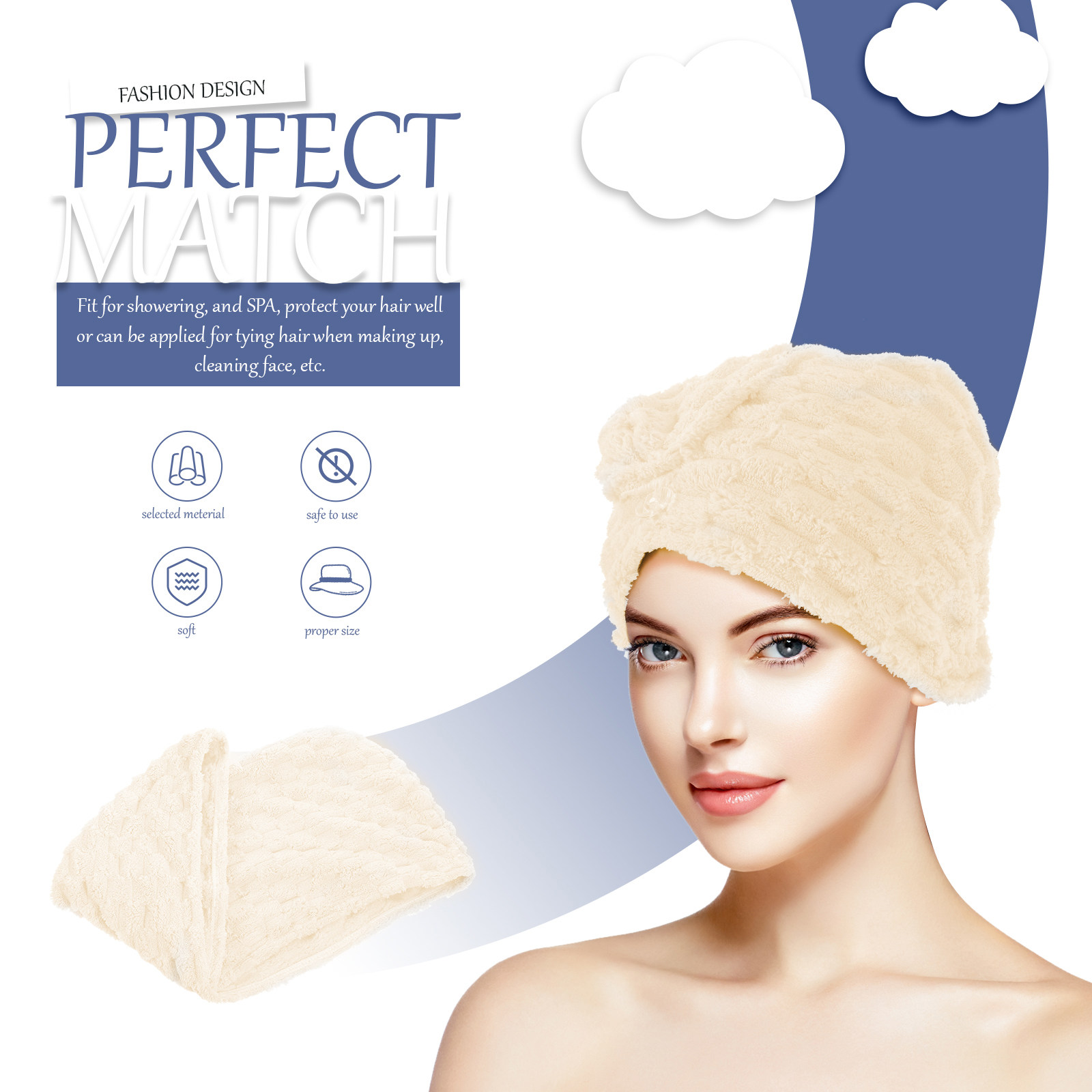 Extra Thick Hair Towel Wrap fo - đánh giá và giá Head Wrap Turban