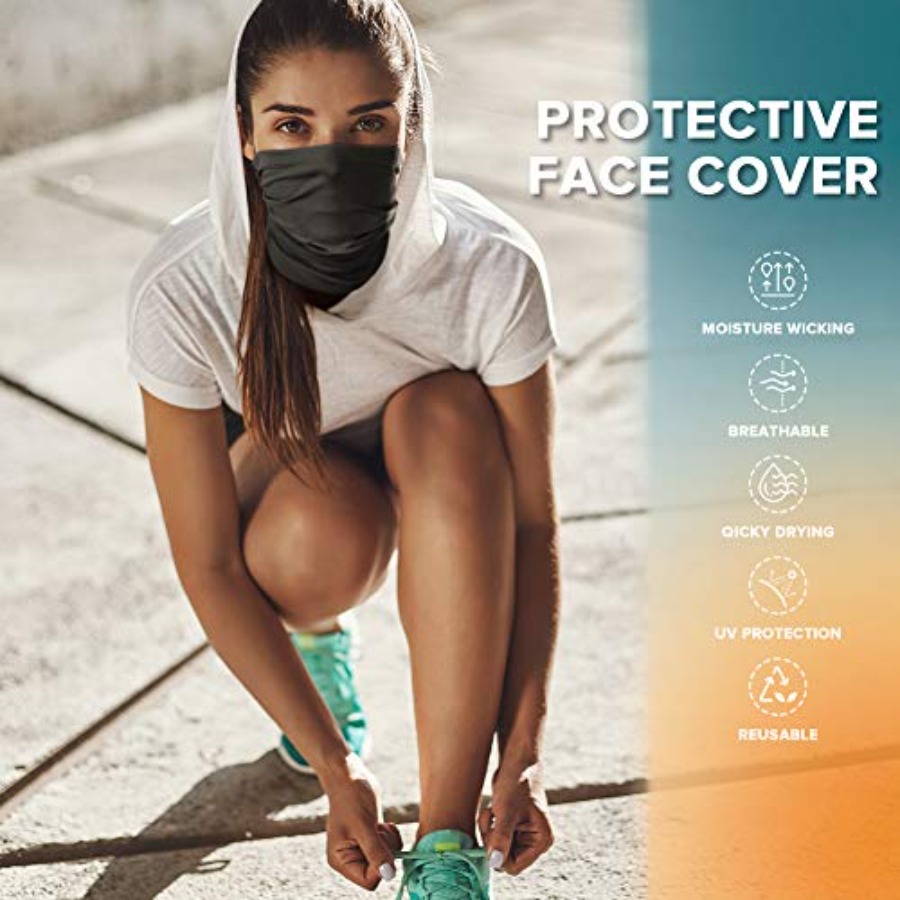 VULKIT 2 Pack Neck Gaiter Face - đánh giá và giá Face Scarf Mask
