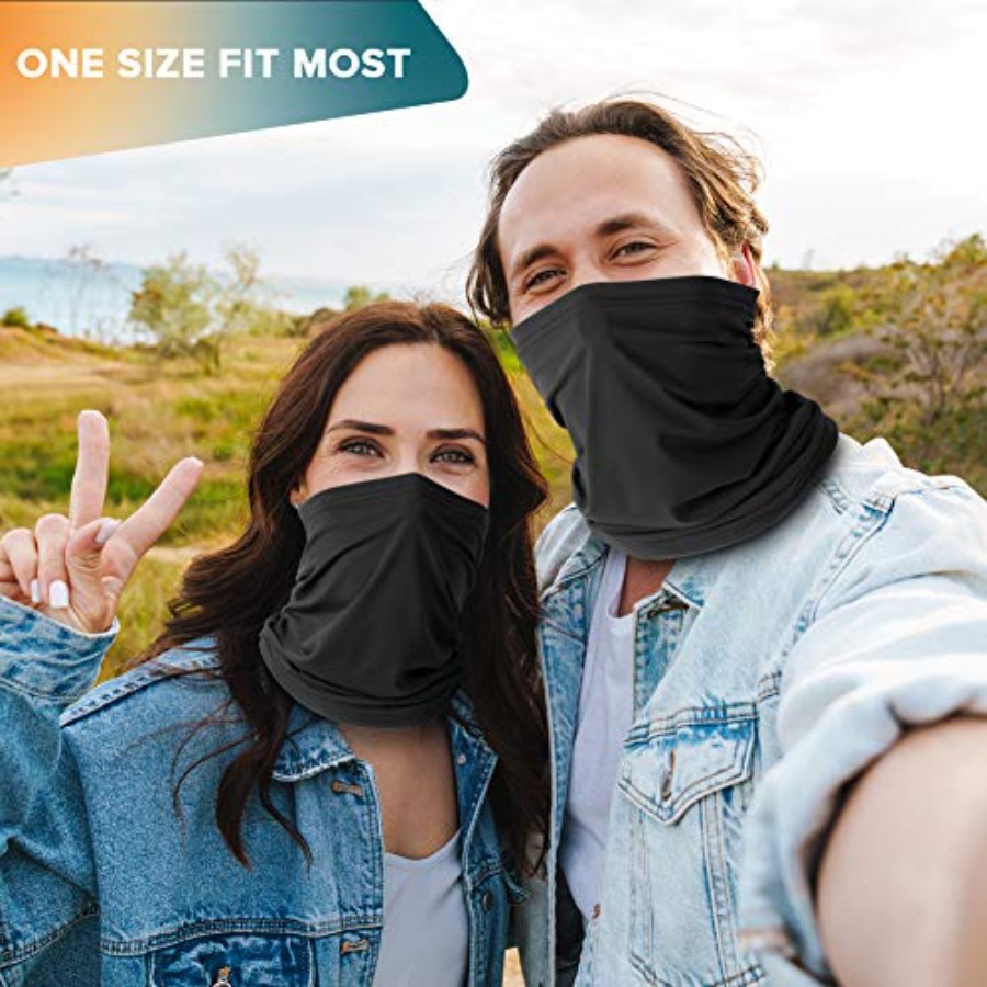 VULKIT 2 Pack Neck Gaiter Face - đánh giá và giá Face Scarf Mask