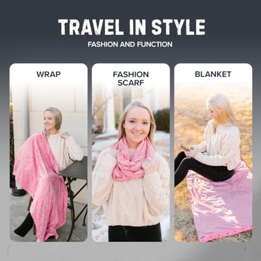 Infinity Travel Scarf Loop wit - đánh giá và giá Infinity Scarf Knit