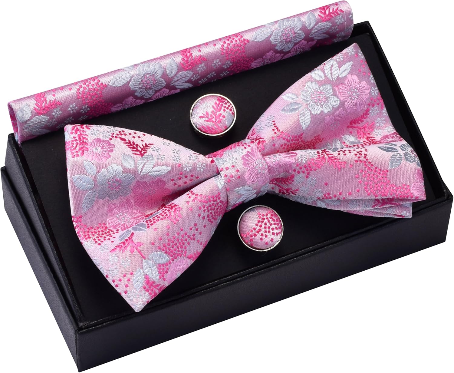 Floral Bow Tie & Handkerchief  - đánh giá và giá Pocket Square Set