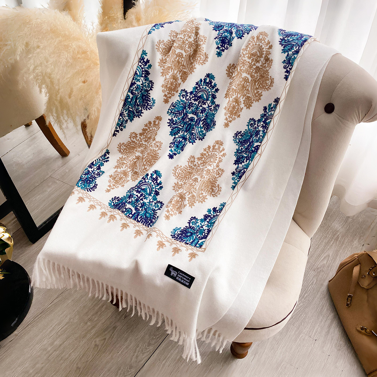 Women Fashion Winter Warm Cash - đánh giá và giá Woven Scarf Blanket