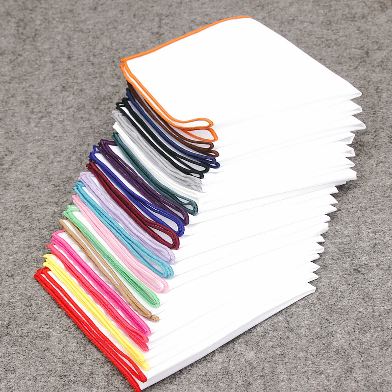 2018 Fashion Mens Cotton White - đánh giá và giá Pocket Square Set
