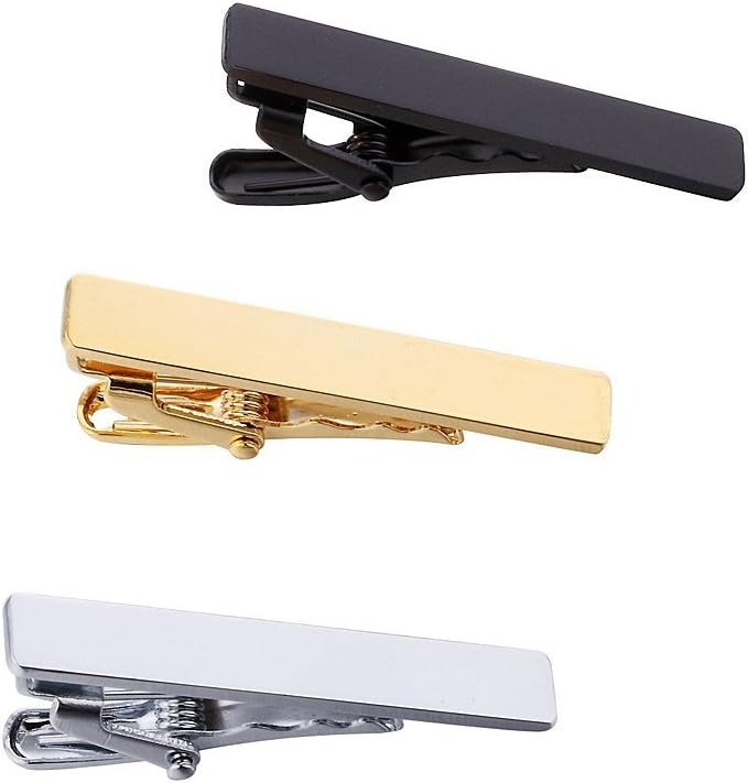 Men's Skinny Tie Clip Set 3 To - đánh giá và giá Tie Clip Silver