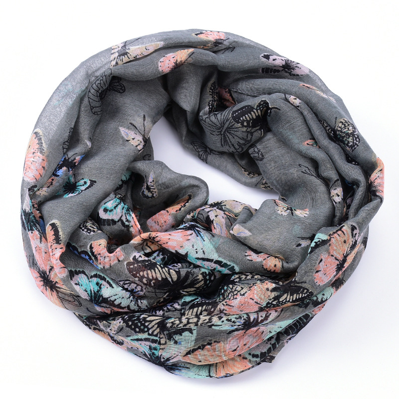 2022 New Fashion Butterfly Pri - đánh giá và giá Infinity Scarf Knit