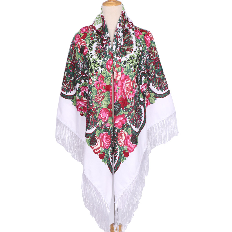 160*160cm Ethnic Large Square  - đánh giá và giá Woven Scarf Blanket
