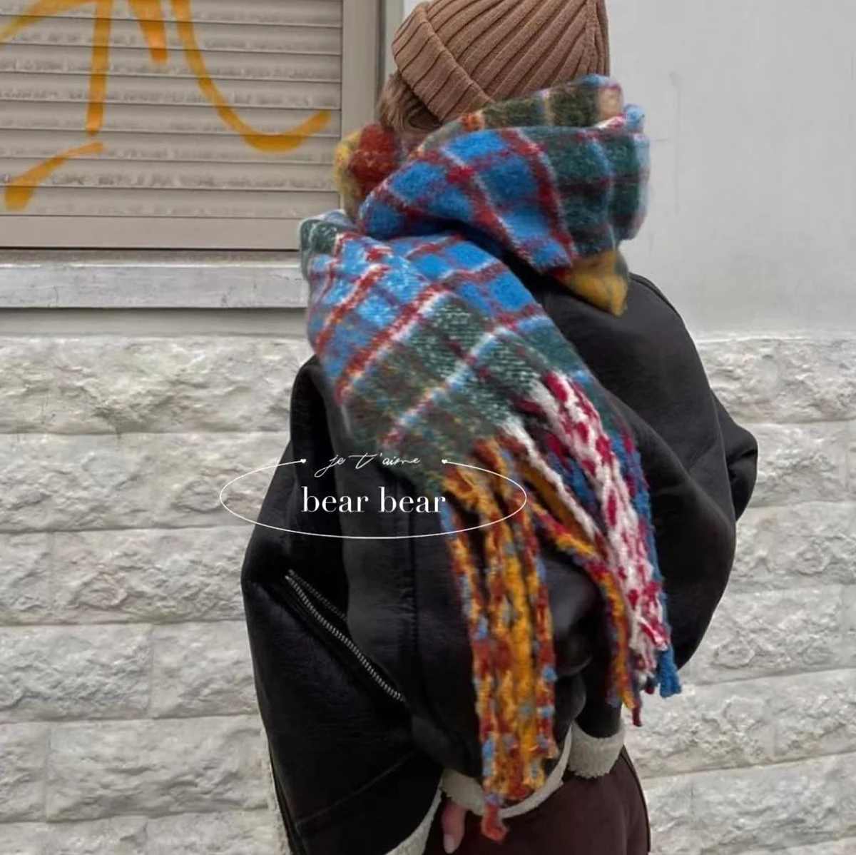 Vintage Colorful Plaid Cashmer - đánh giá và giá Muffler Men Wool