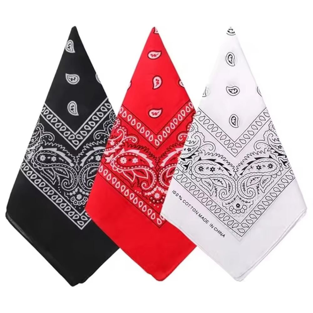 Hip Hop Cowboy Paisley Scarf L - đánh giá và giá Face Scarf Mask