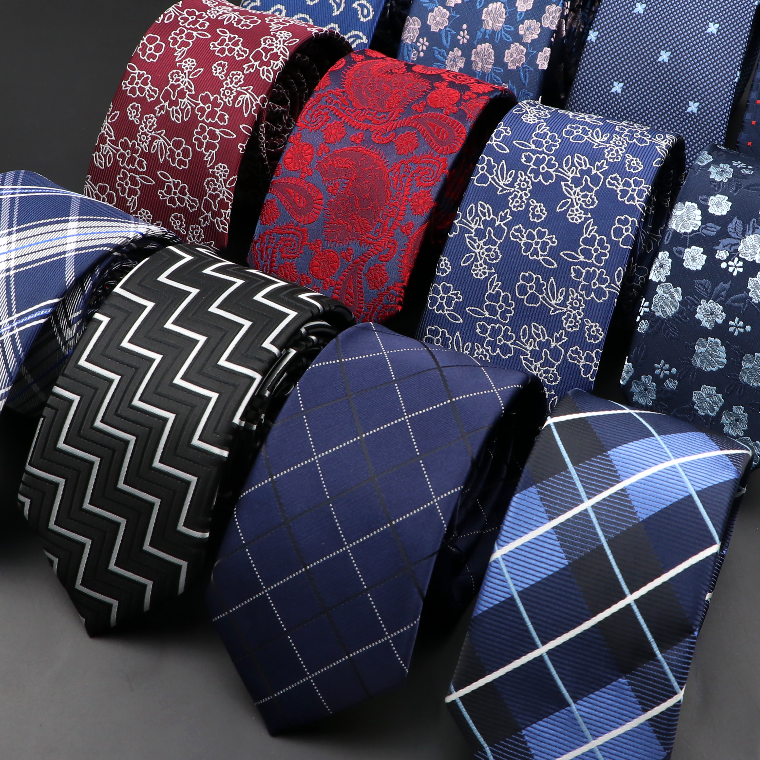 New Men Ties Solid Color Strip - đánh giá và giá Skinny Tie Men