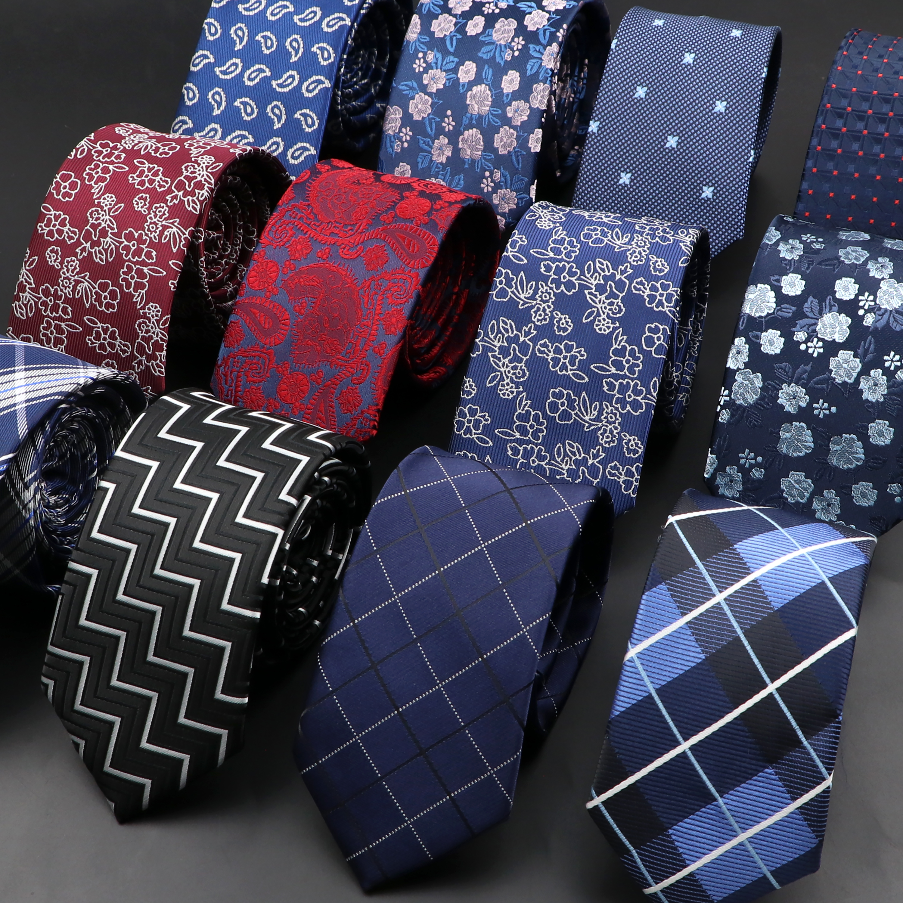 New Men Ties Solid Color Strip - đánh giá và giá Skinny Tie Men