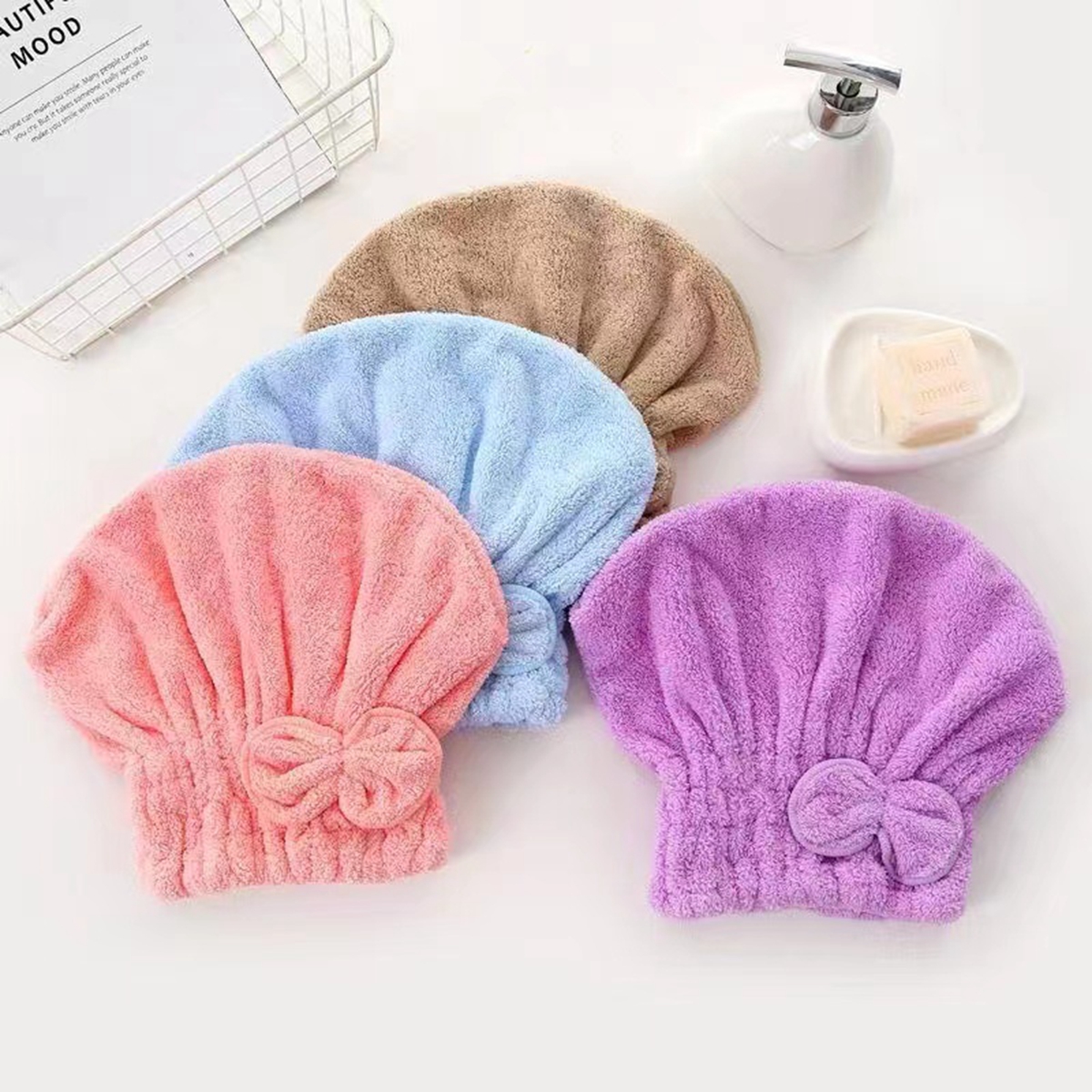 1Pc Microfiber Hair Drying Tow - đánh giá và giá Head Wrap Turban