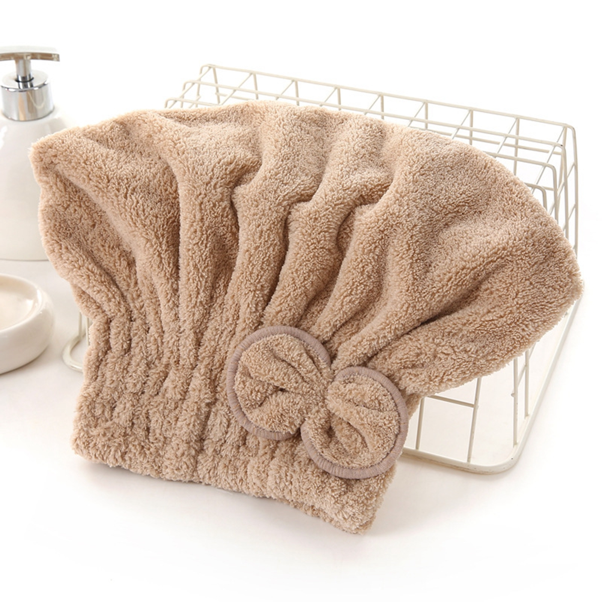 1Pc Microfiber Hair Drying Tow - đánh giá và giá Head Wrap Turban