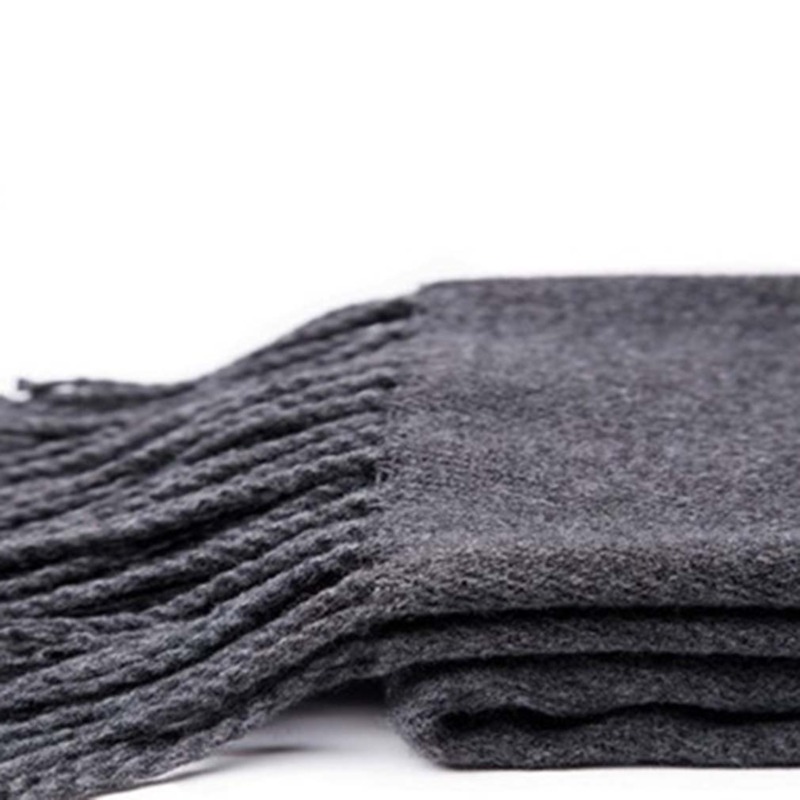 Autumn And Winter Solid Color  - đánh giá và giá Muffler Men Wool