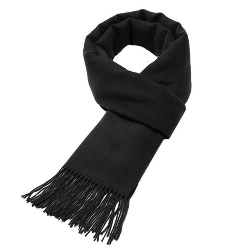 Autumn And Winter Solid Color  - đánh giá và giá Muffler Men Wool