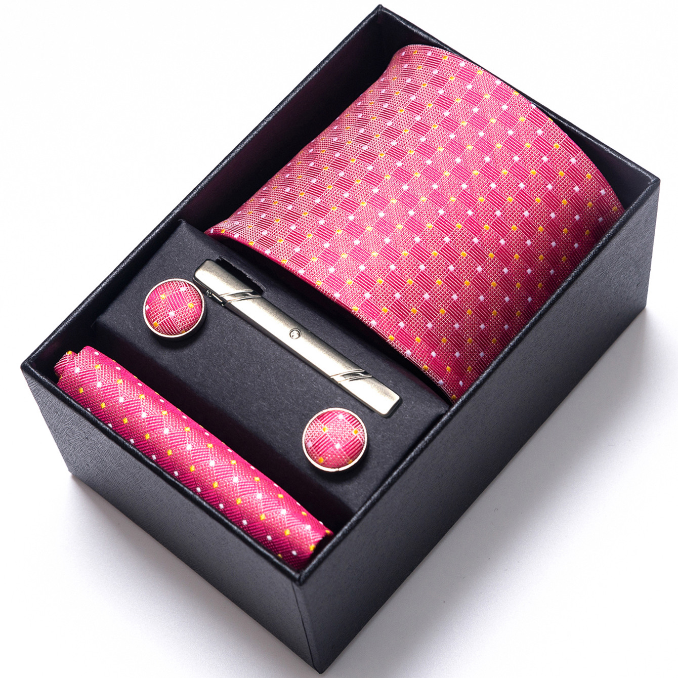 Bright Color Paisley Men's Tie - đánh giá và giá Pocket Square Set