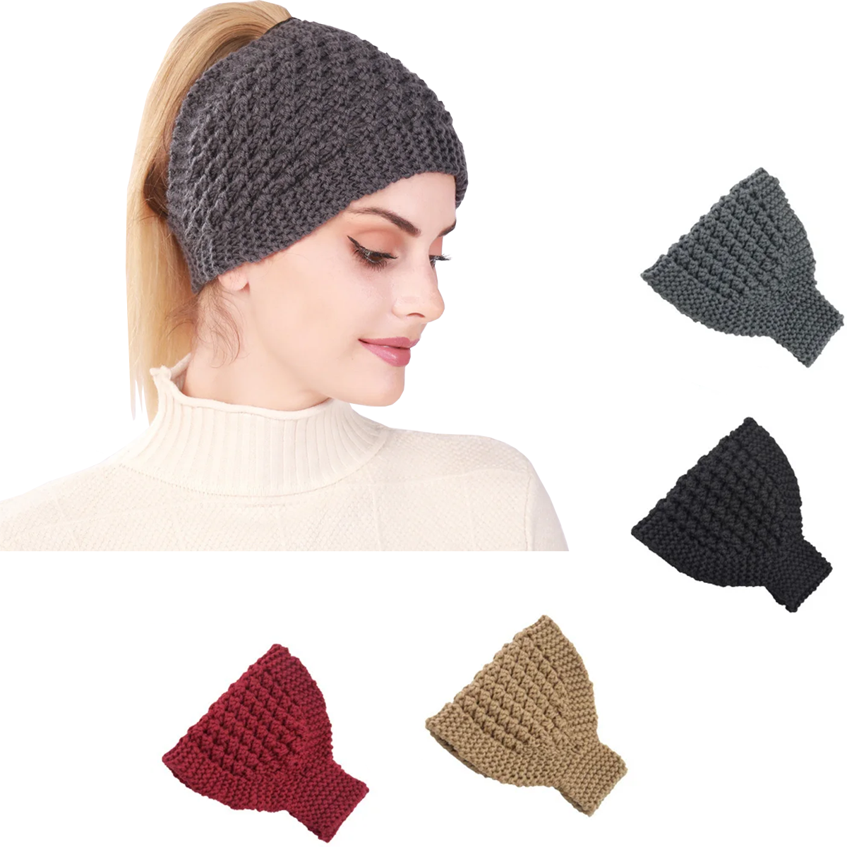 1PC Knitted Soft Stretch Turba - đánh giá và giá Head Wrap Turban