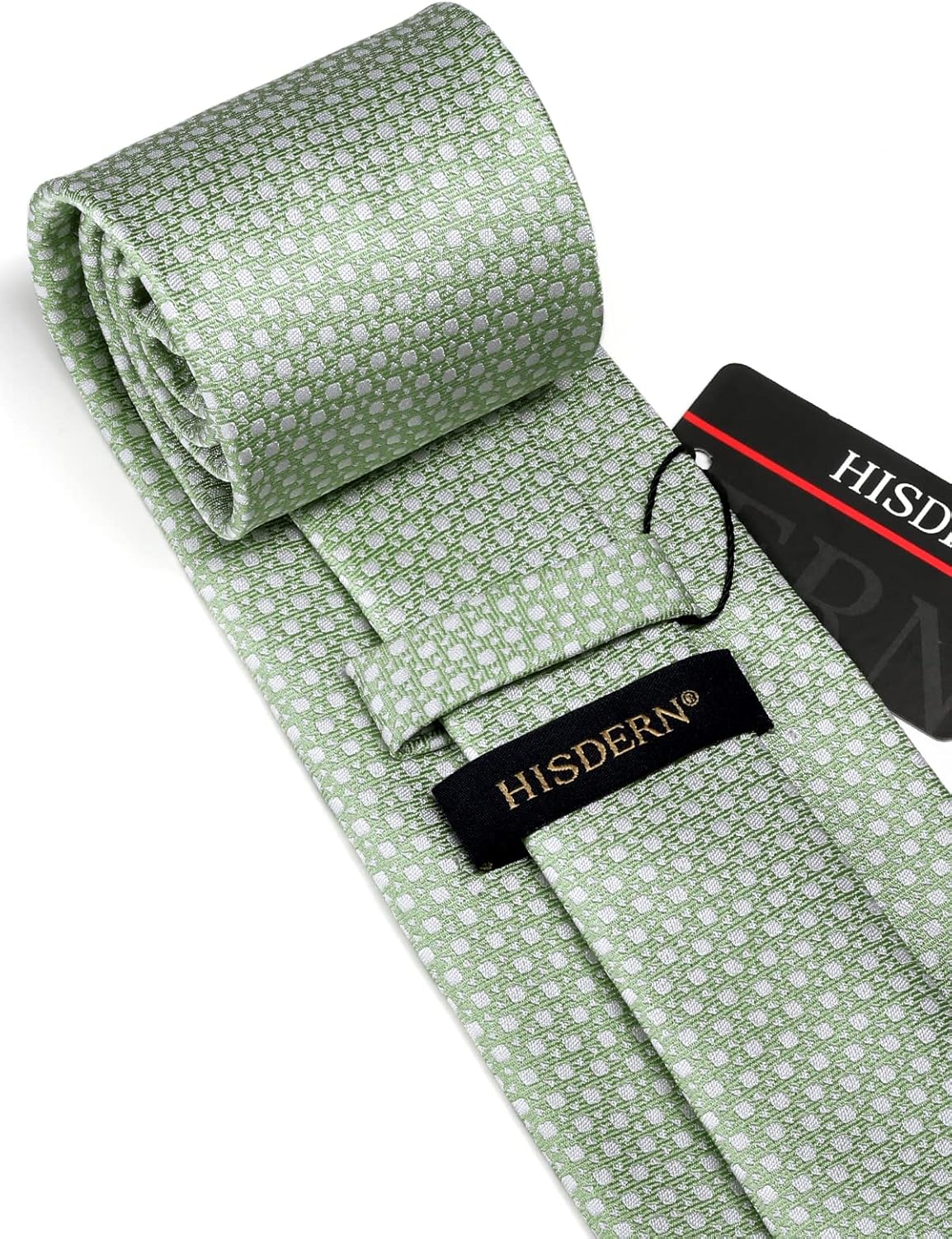 Classic Checkered Tie Set with - đánh giá và giá Pocket Square Set