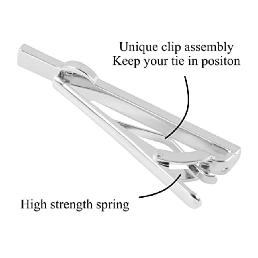 Tie Clips for Men 3Pcs Tie Bar - đánh giá và giá Tie Bar Set Gift