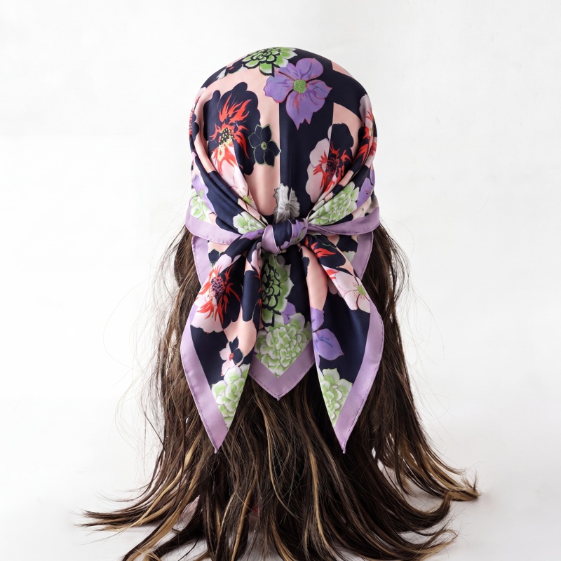 Print Silk Scarf Fashion Turba - đánh giá và giá Silk Neck Scarf