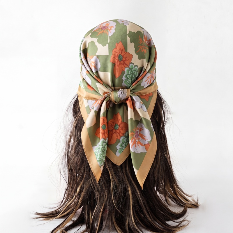 Print Silk Scarf Fashion Turba - đánh giá và giá Silk Neck Scarf