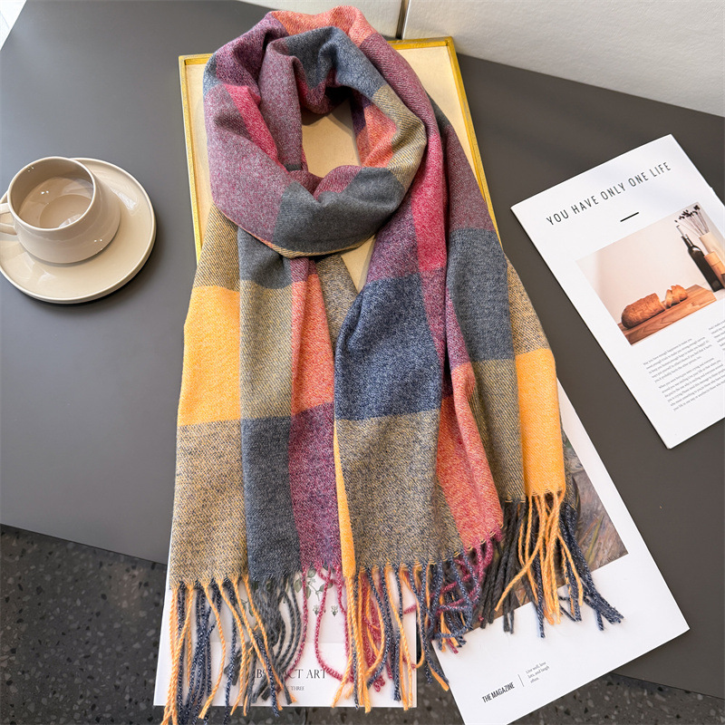 200*64cm New Fashion Cashmere  - đánh giá và giá Woven Scarf Blanket