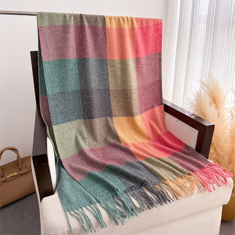 200*64cm New Fashion Cashmere  - đánh giá và giá Woven Scarf Blanket