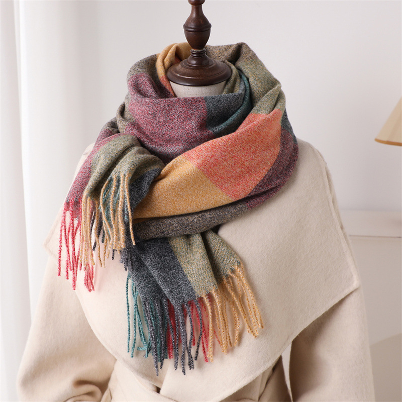 200*64cm New Fashion Cashmere  - đánh giá và giá Woven Scarf Blanket