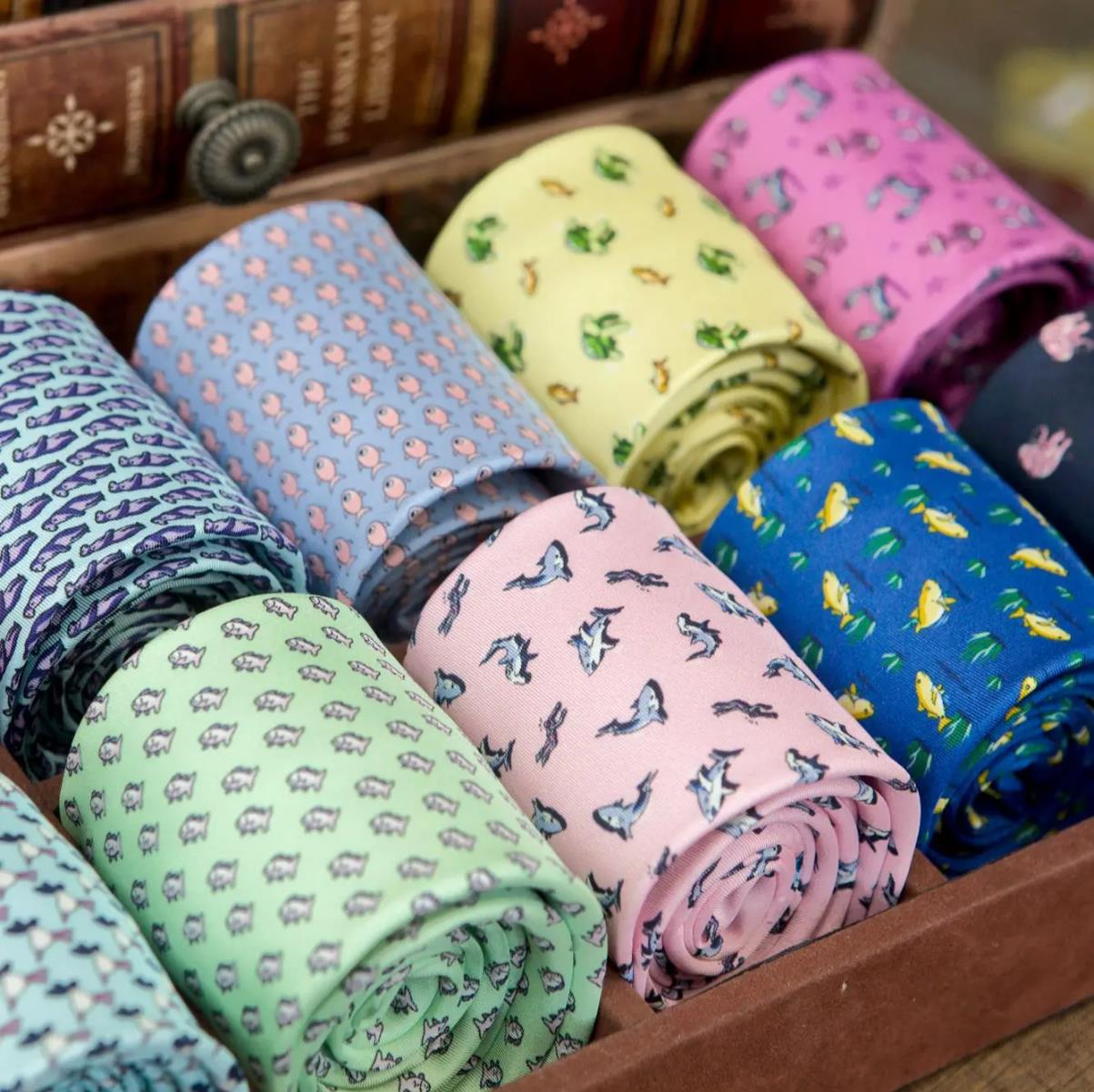 Multicolor Colorful Character  - đánh giá và giá Skinny Tie Men