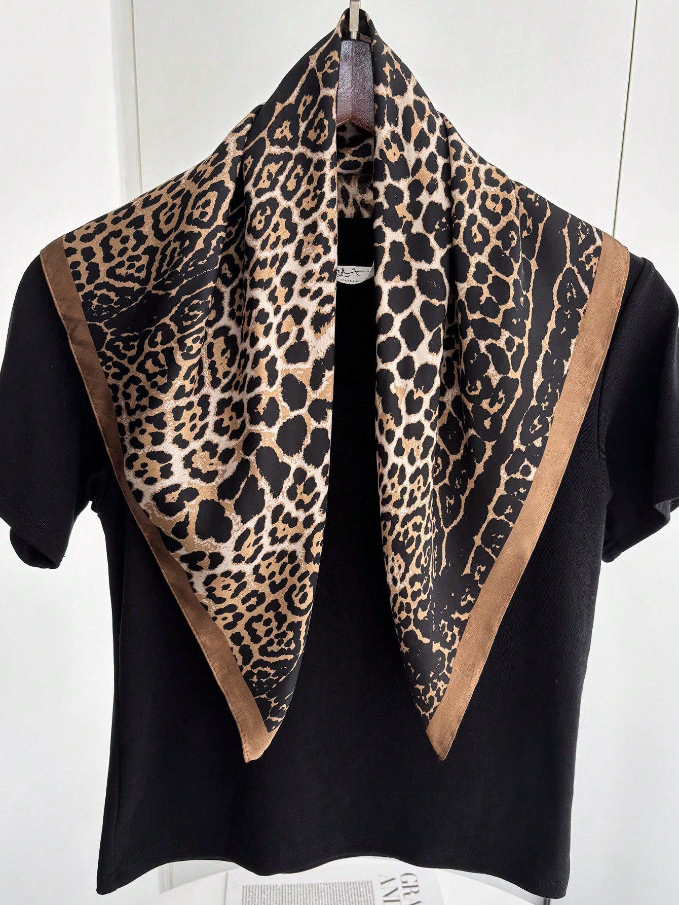 1pc Luxury Brand Leopard Print - đánh giá và giá Bandana Cotton