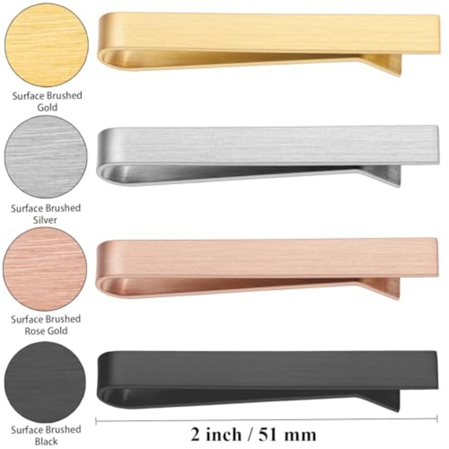 HAWSON 2 inch Tie Clips for Me - đánh giá và giá Tie Bar Set Gift